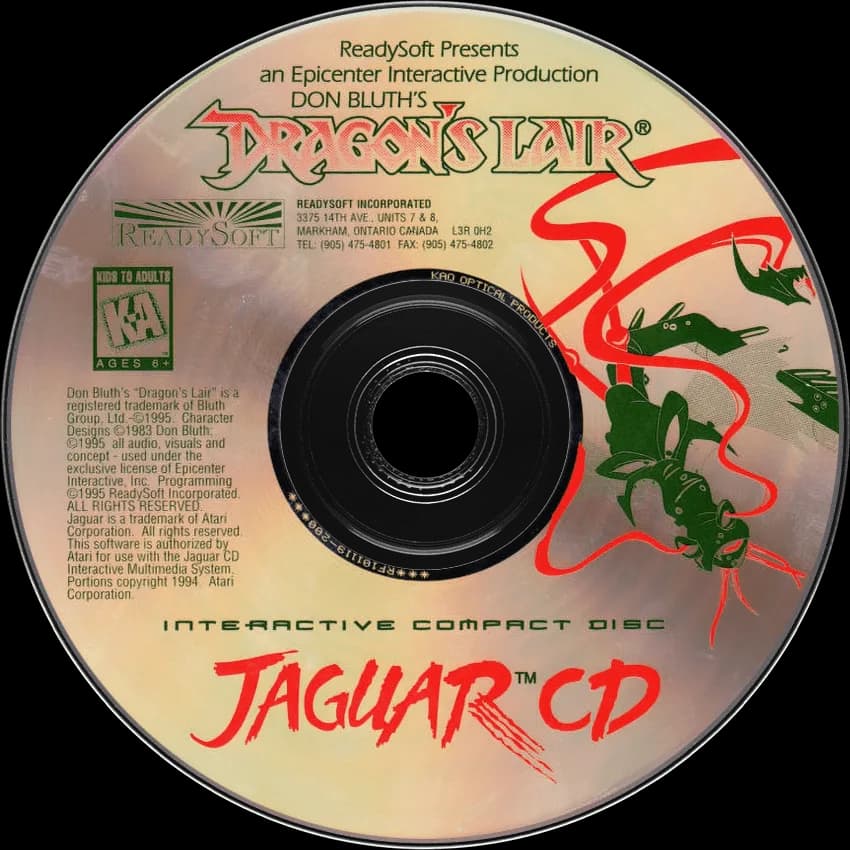 CD Dragon's Lair