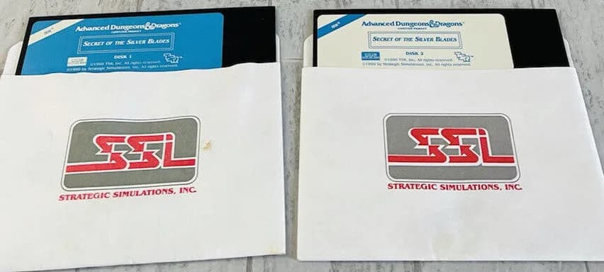 Advanced Dungeons and Dragons Secret of the Silver Blades