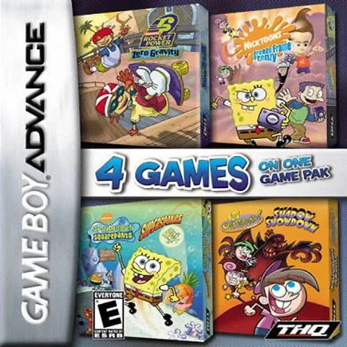 Nickelodeon 4 Games On One Pak