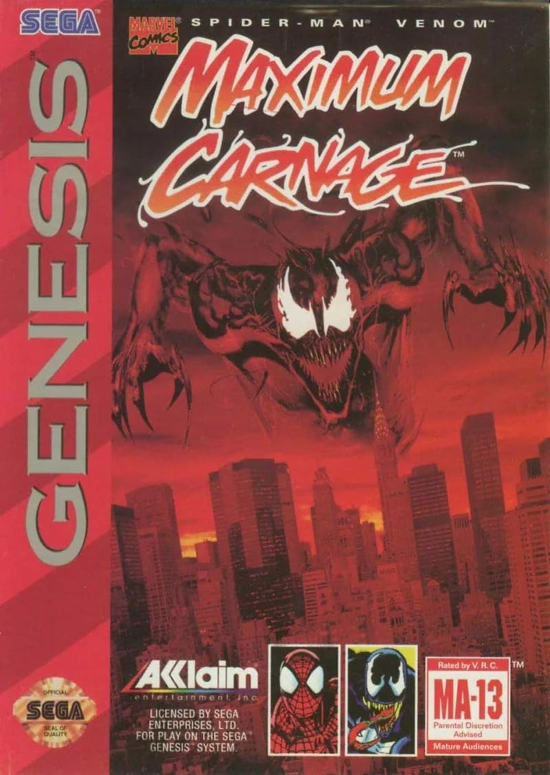 Spiderman: Maximum Carnage (Red Cartridge)