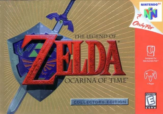 Legend of Zelda, The: Ocarina of Time - Collectors Edition (Gold Cartridge)