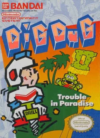 Dig Dug II Trouble in Paradise