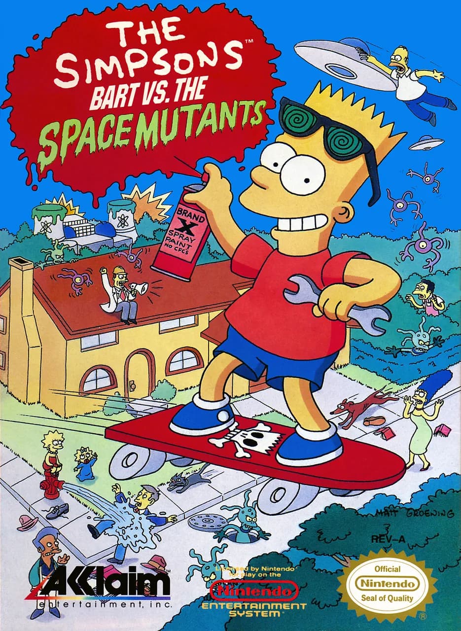 Simpsons Bart vs the Space Mutants The