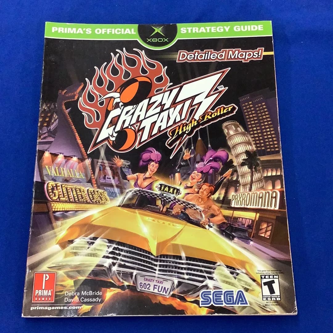 Prima Official Strategy Guide Crazy Taxi 3 High Roller