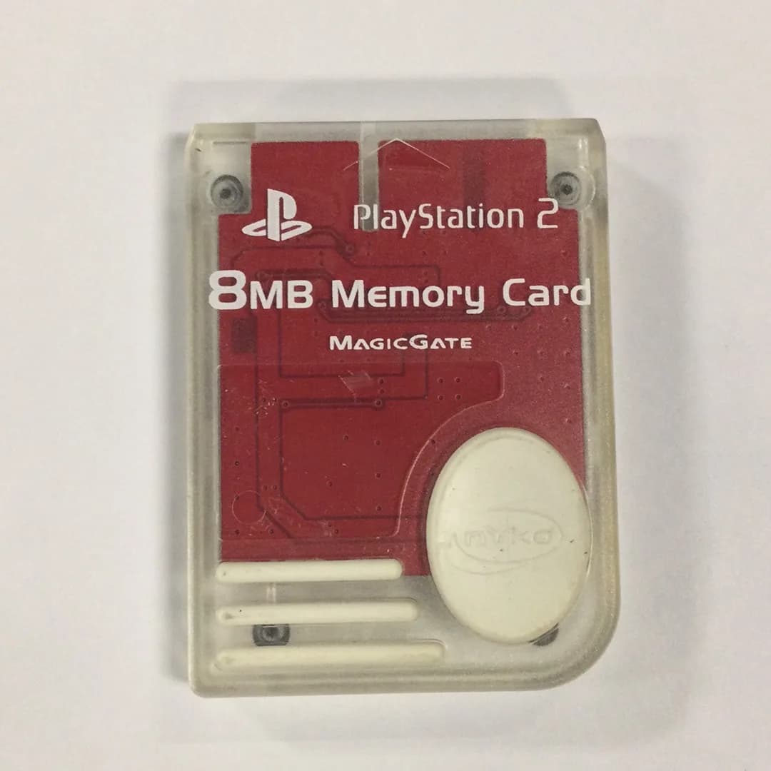 Memory Card PS2 8 MB Nyko Clear