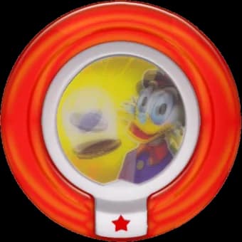 Round Power Disc | Scrooge McDuck's Lucky Dime