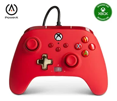 Power A Enhanced Wired Controller Red
