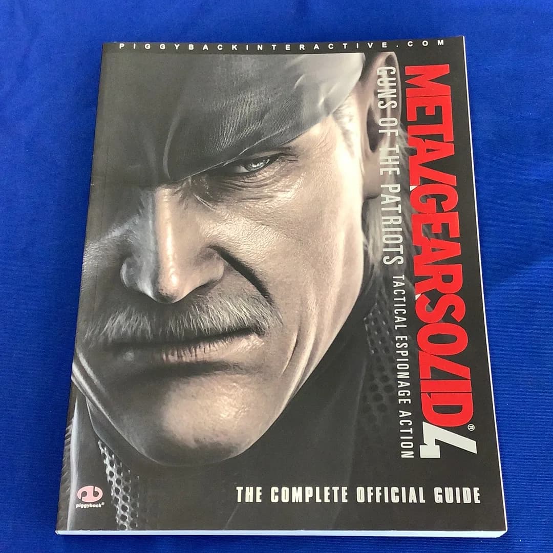Piggyback Metal Gear Solid 4 Guns of the Patriots The Complete Official Guide